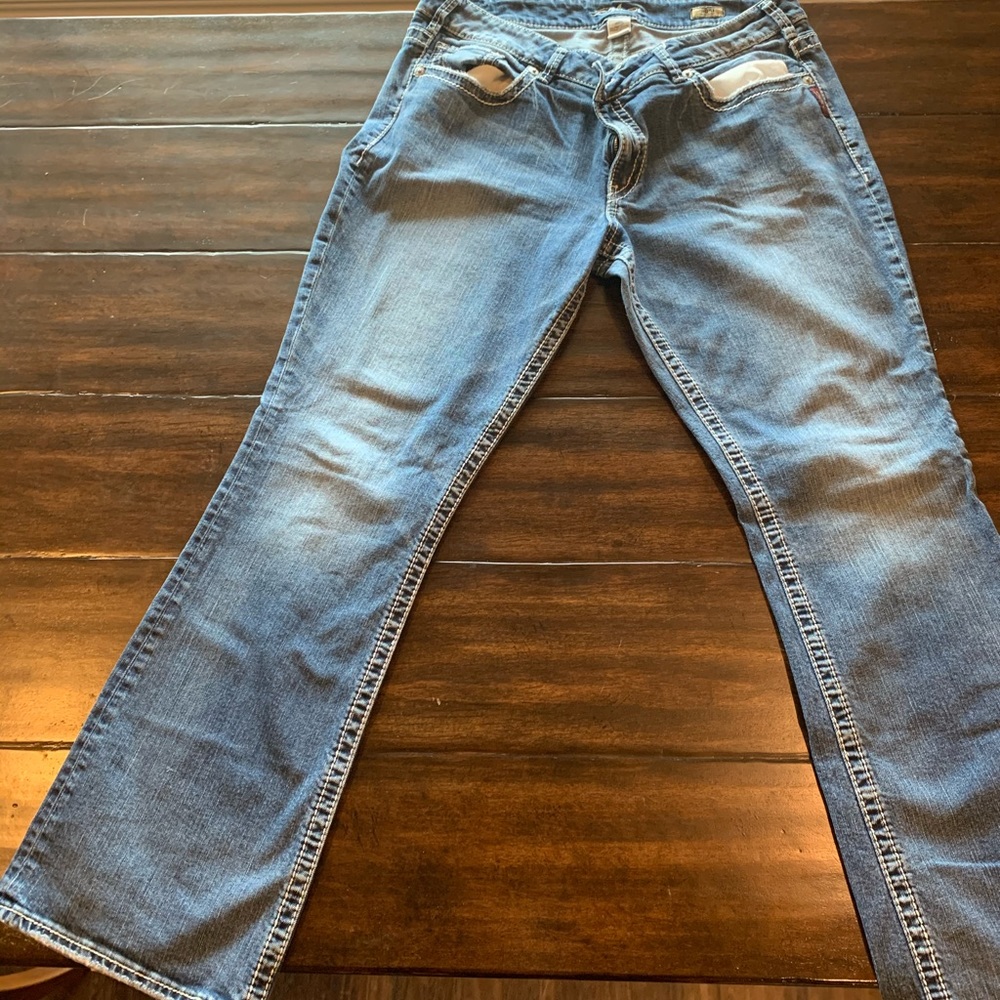 Silver jeans